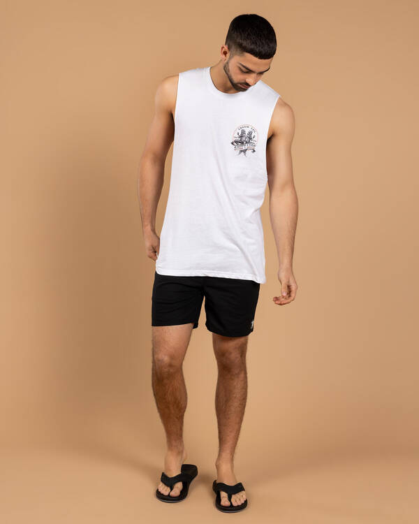 Salty Life Glint Elastic Waist Shorts for Mens