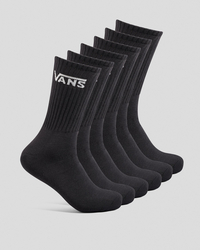Vans Classic Crew Socks 6 Pack for Mens image number null