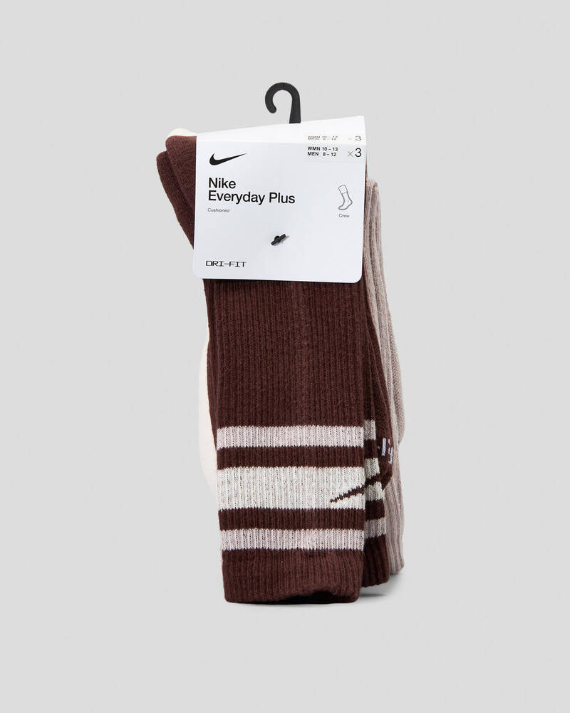 Nike Everyday Plus Crew Socks 3 Pack for Mens