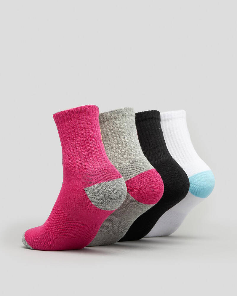 Santa Cruz Girls' Oval Dot Mono Sock Pack for Womens