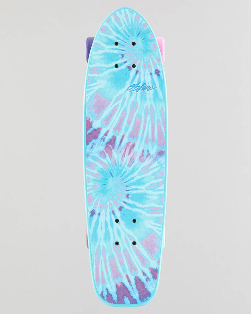 OBfive Breezy Tie Dye 28" Cruiser Skateboard for Womens