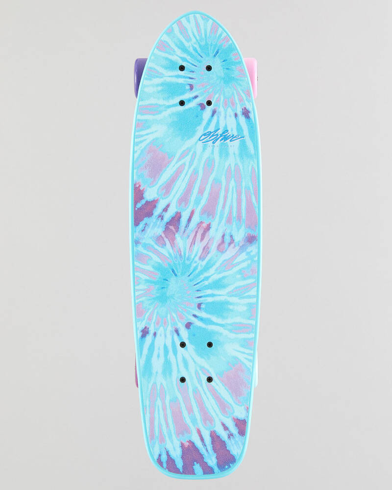 OBfive Breezy Tie Dye 28" Cruiser Skateboard for Womens image number null