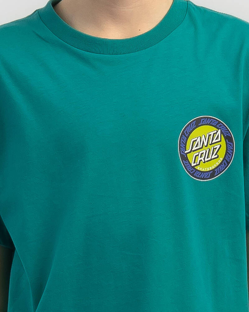 Santa Cruz Boys' Outer Ringed Dot T-Shirt for Mens