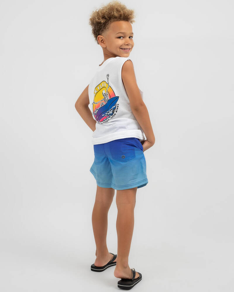 Skylark Toddlers' Fading Board Shorts for Mens