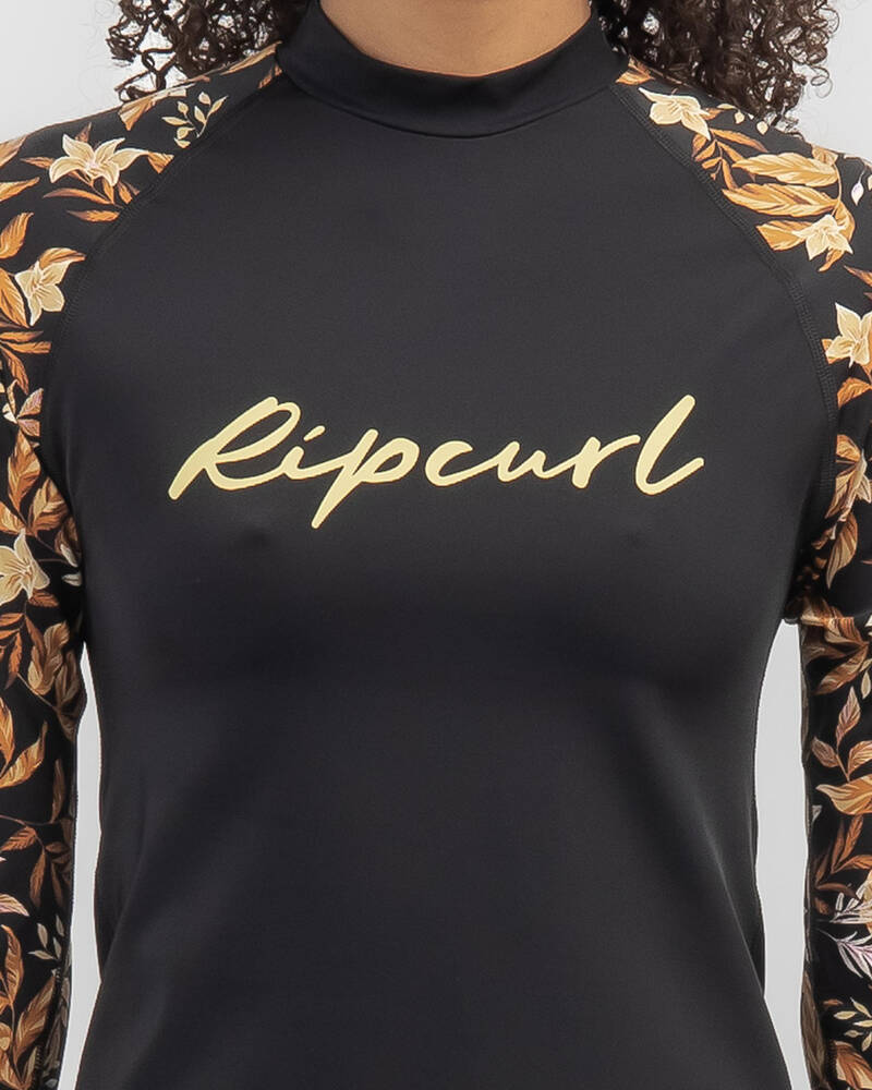 Rip Curl LA Isla UPF Long Sleeve Rash Vest for Womens