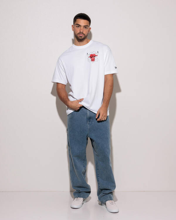 New Era Chicago Bulls Barbed T-Shirt for Mens
