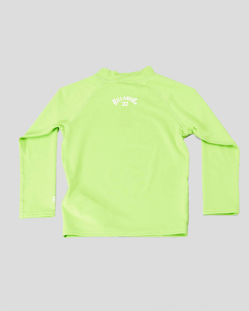 Billabong Toddlers' Groms All Day Arch Long Sleeve Wet Shirt for Mens