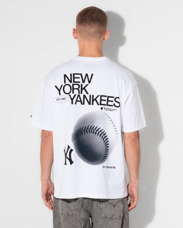 New Era New York Yankees League Icon T-Shirt for Mens