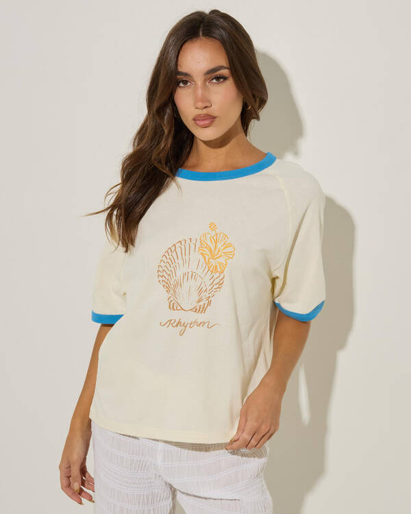 Sunrise Seashell Ringer T-Shirt