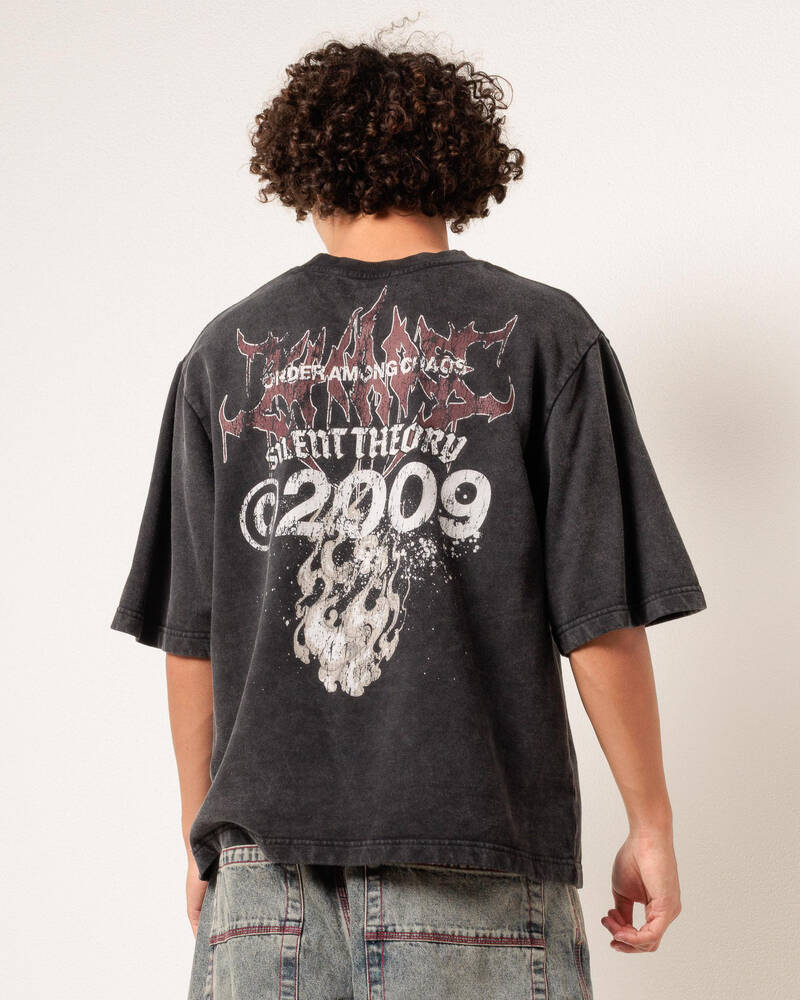 Silent Theory Anarchy Terry Fleece T-Shirt for Mens