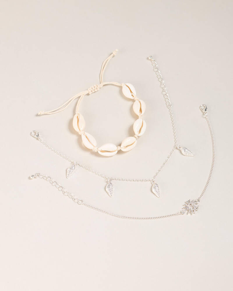 Karyn In LA Sunshine Anklet Pack for Womens