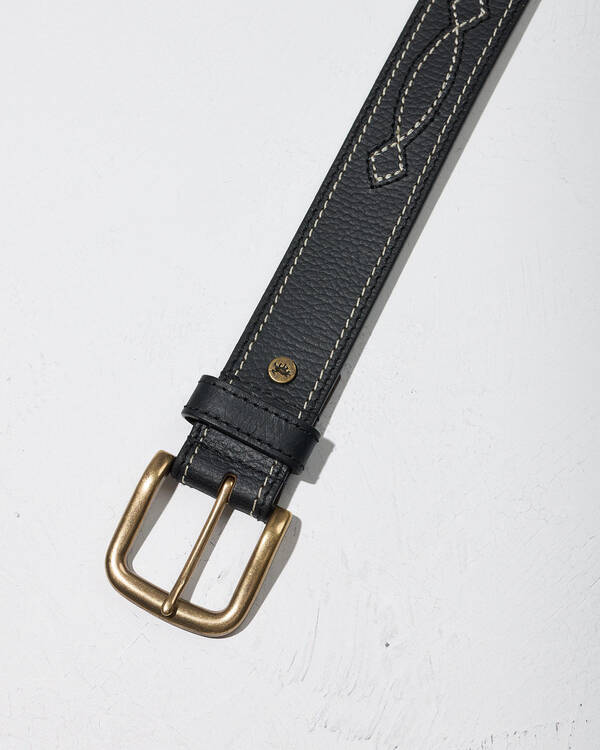 Ringers Western Crossover Leather Belt for Mens