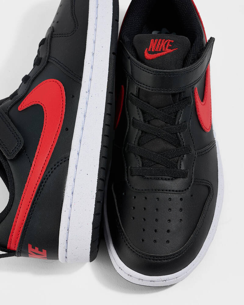 Nike Junior Boys' Court Borough Low Recraft Shoes for Unisex