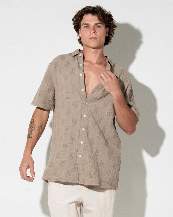 Skylark Cover Short Sleeve Shirt for Mens