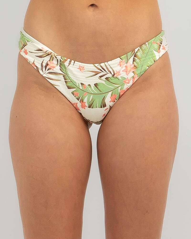 Rip Curl La Qunita Cheeky Bikini Bottom for Womens