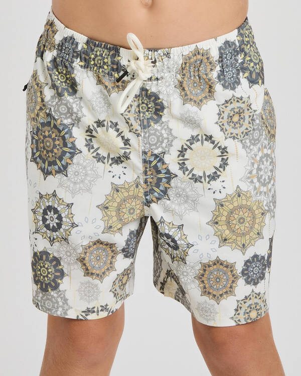 Skylark Boys' Spiral Elastic Waist Shorts for Mens