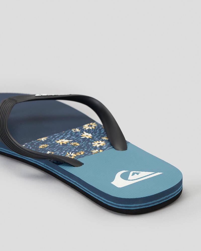 Quiksilver Molokai Panel Thongs for Mens