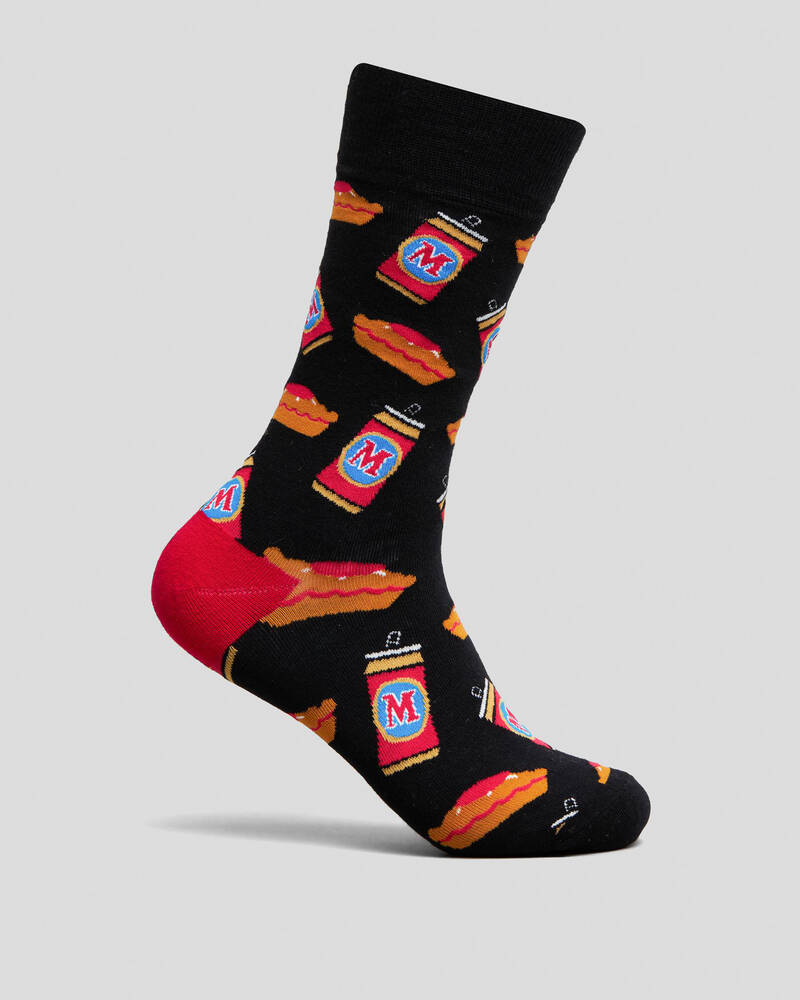 FOOT-IES Melb Bitter Footy Fuel Socks for Mens