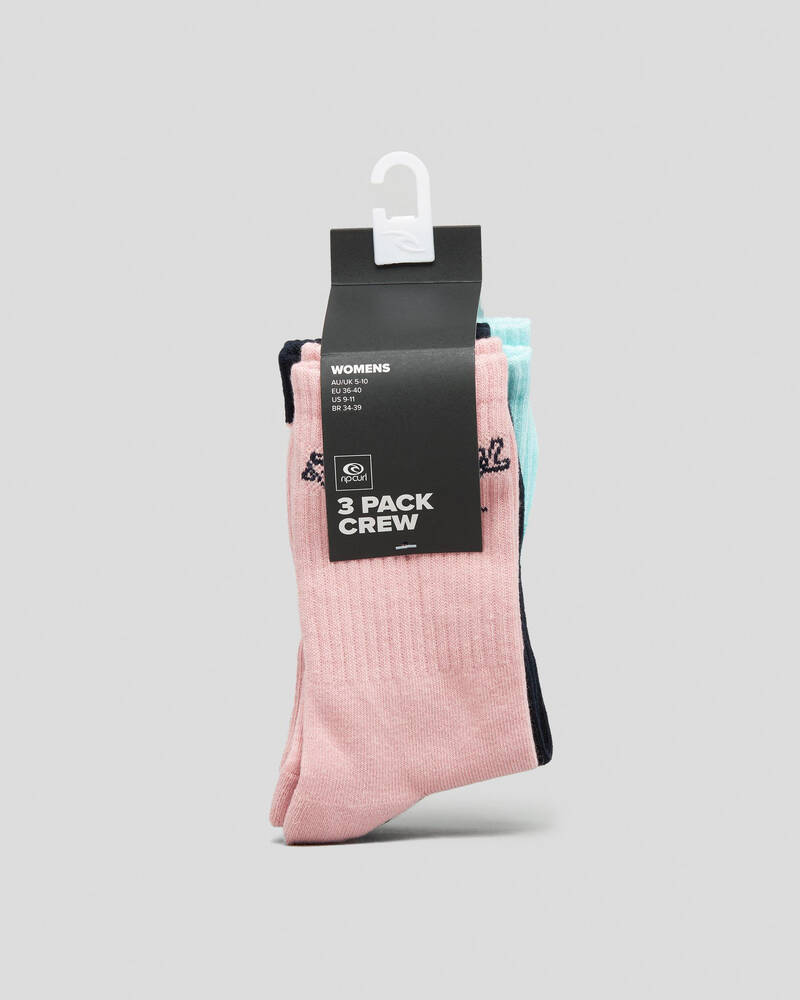 Rip Curl Icons of Surf Sock 3 Pack for Womens