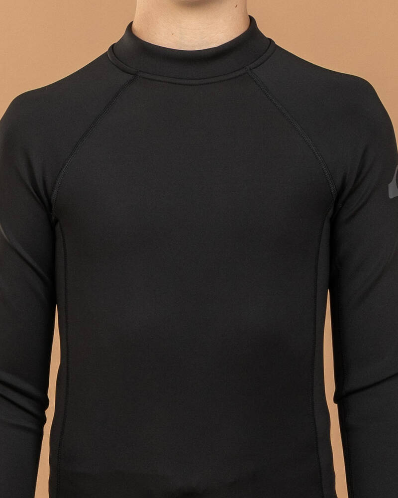Quiksilver Everyday Heat Boy's Long Sleeve Rash Vest for Mens