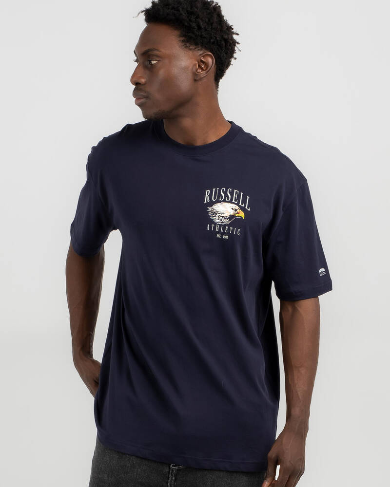 Russell Athletic Vintage V-Rod T-Shirt for Mens