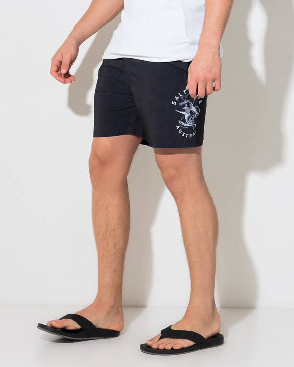 Hammerhead Elastic Waist Board Shorts