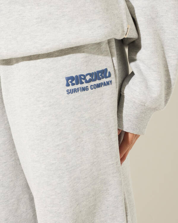 Rip Curl Surf Puff Wide Leg Trackpants for Womens