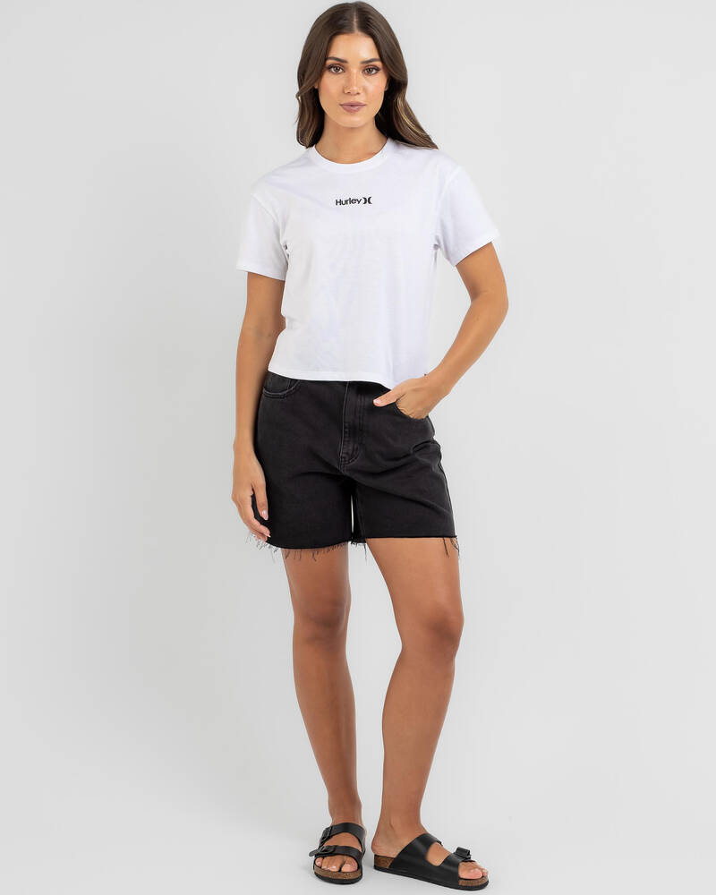 Hurley Smalls OAO Cropped T-Shirt for Womens