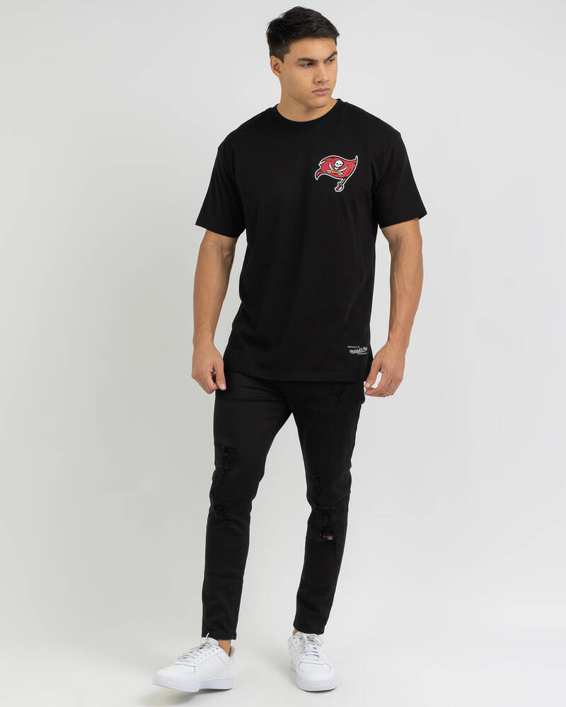 Mitchell & Ness NFL Retro Buccaneers Retro T-Shirt for Mens