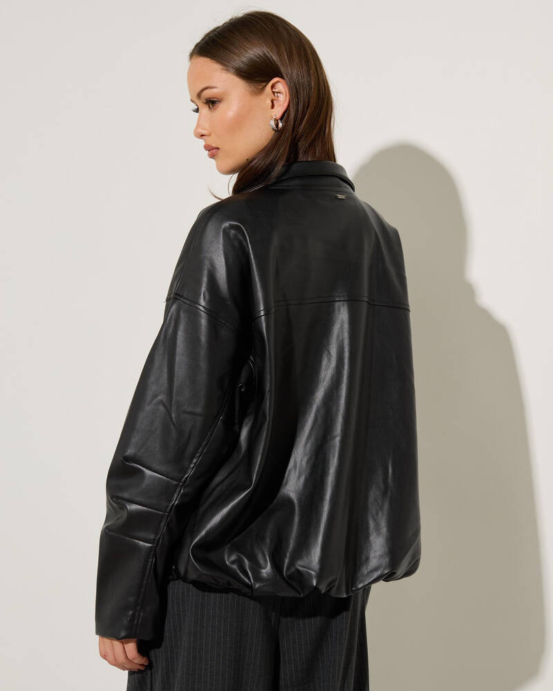Ava And Ever Halo Faux Leather Jacket for Womens
