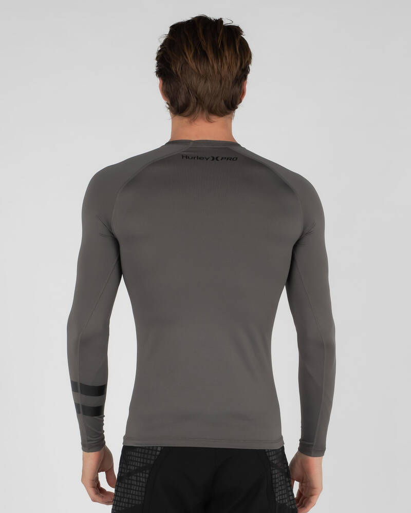 Hurley Pro Light Top Long Sleeve Rash Vest for Mens