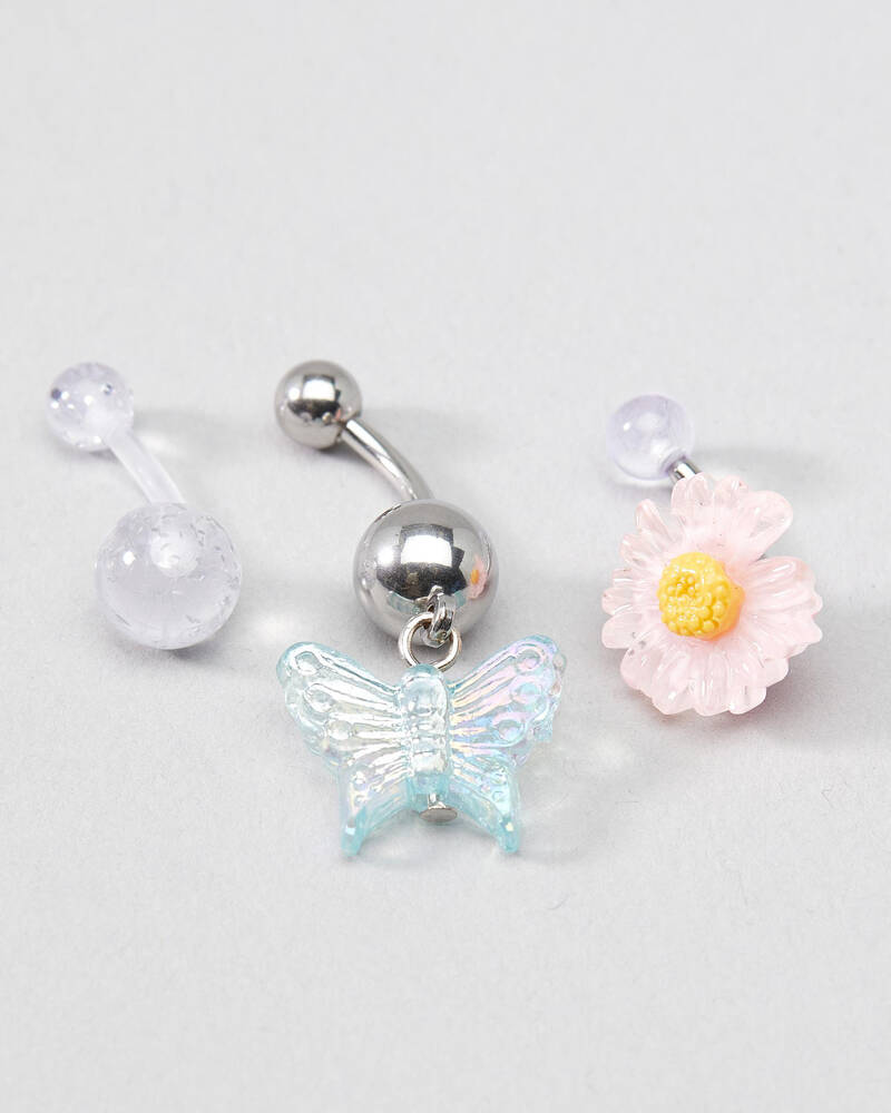 Karyn In LA Amory Belly Ring Pack for Womens