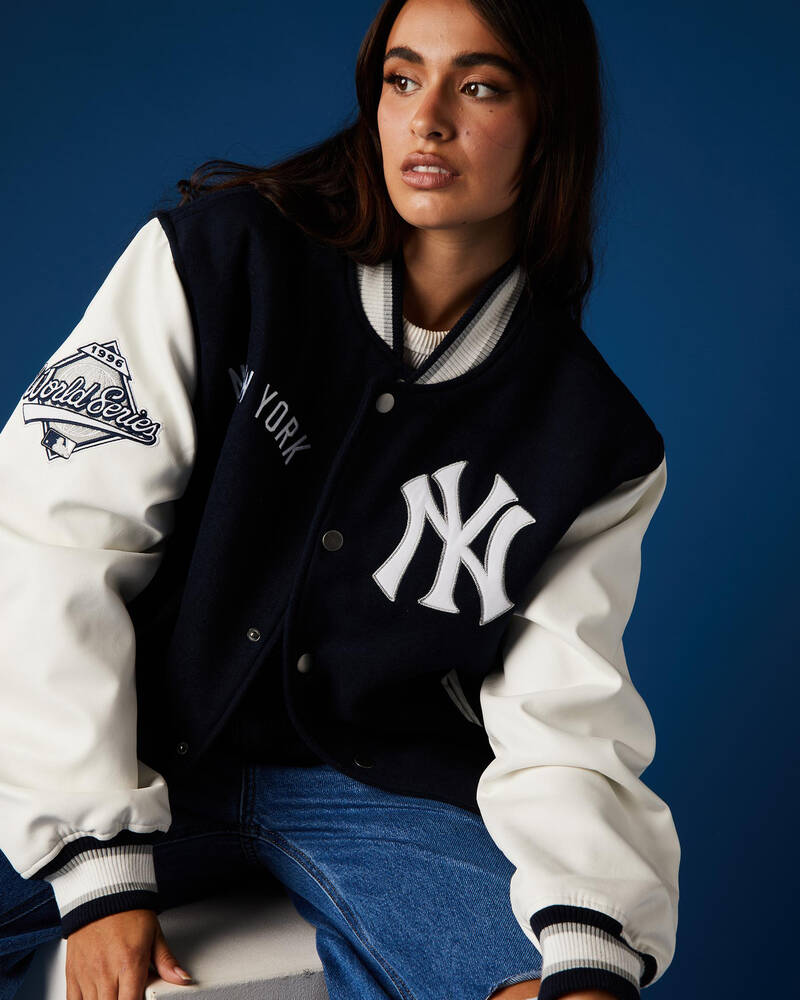 Majestic NY Yankees Letterman Jacket for Womens