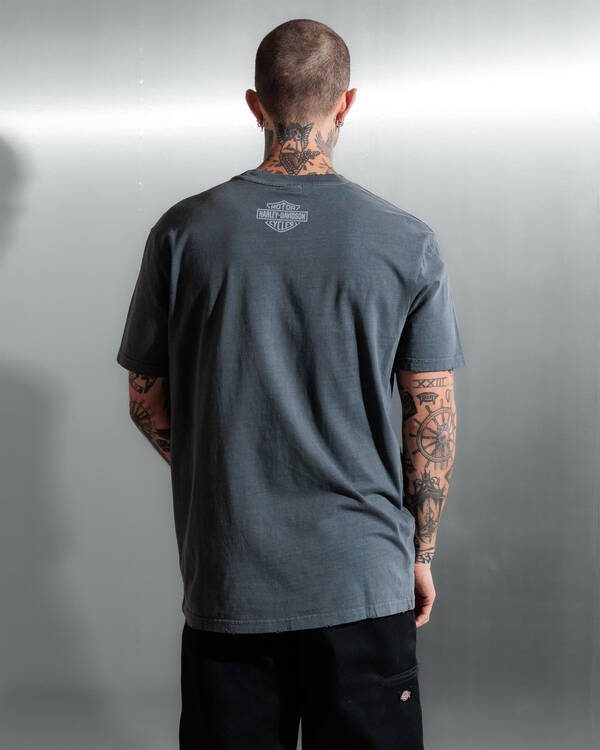 Kiss Chacey Harley-Davidson Downshift Relaxed T-Shirt for Mens
