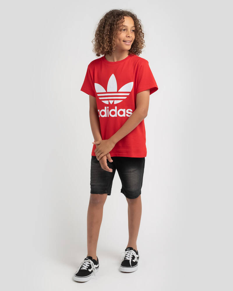adidas Boys' Trefoil T-Shirt for Mens