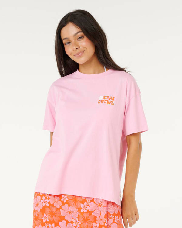 Rip Curl Aloha State Relaxed Fit T-Shirt for Womens