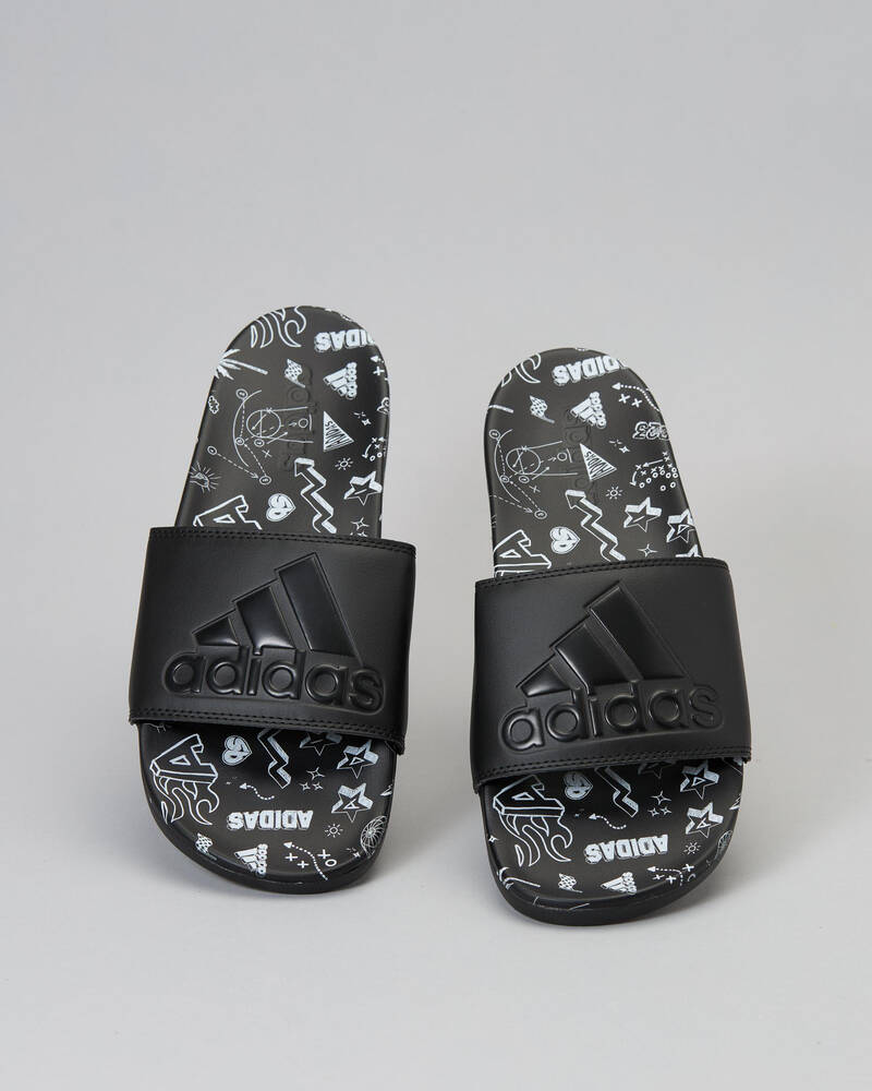 adidas Womens Adilette Comfort Slide Sandals for Womens