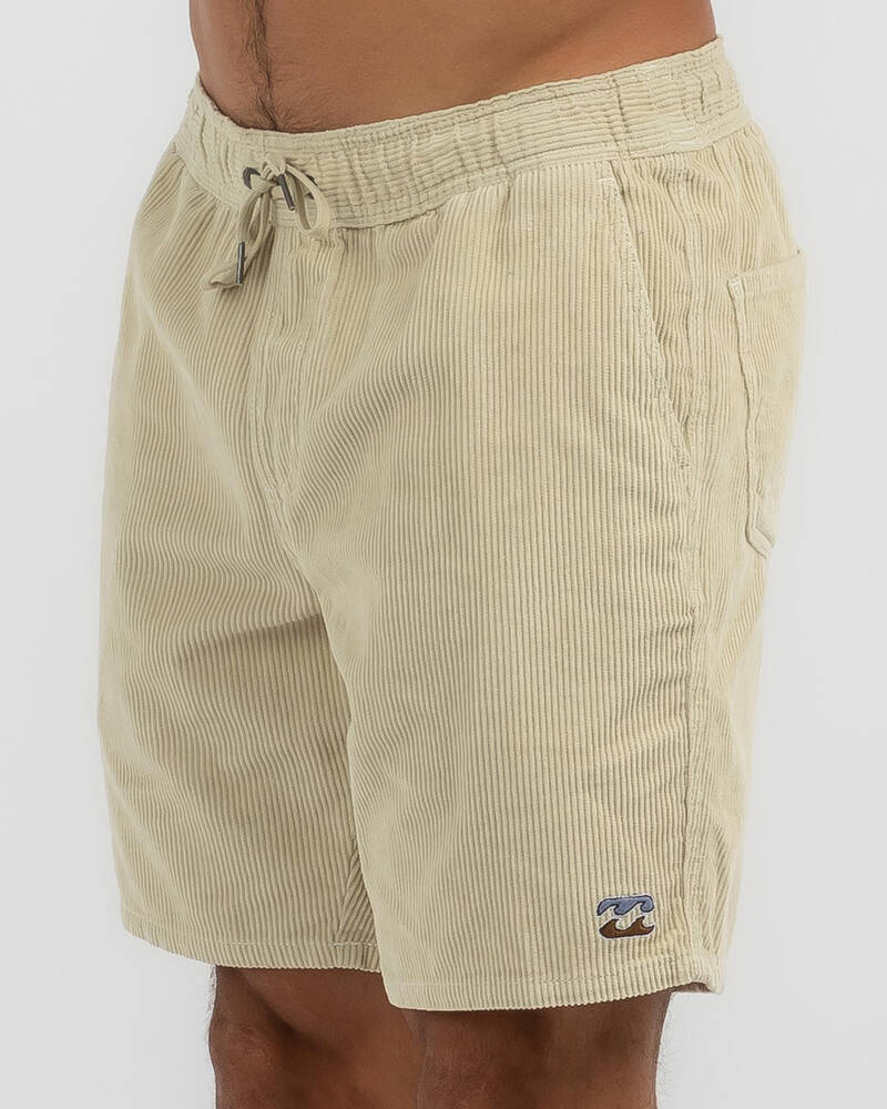 Billabong Larry Cord Walk Shorts for Mens