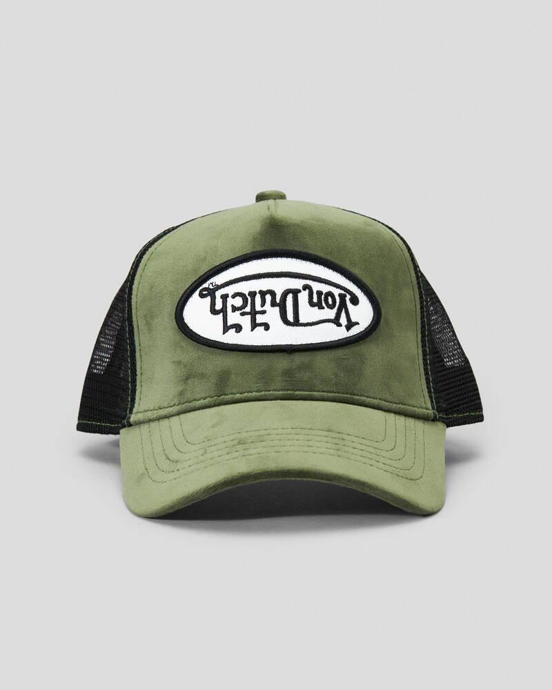 Von Dutch Dark Green Trucker Cap for Mens