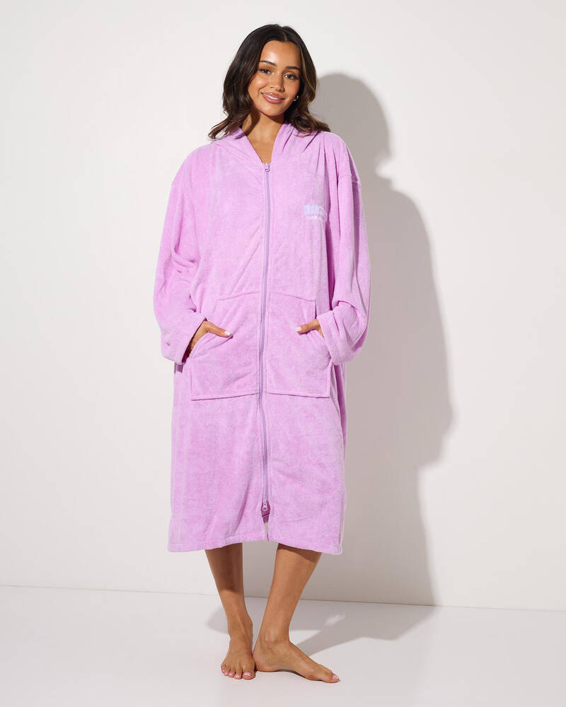 Rip Curl Classic Surf Zip Hooded Towel for Womens