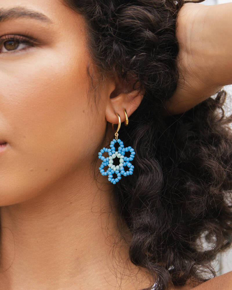 Karyn In LA Alsie Floral Earrings for Womens