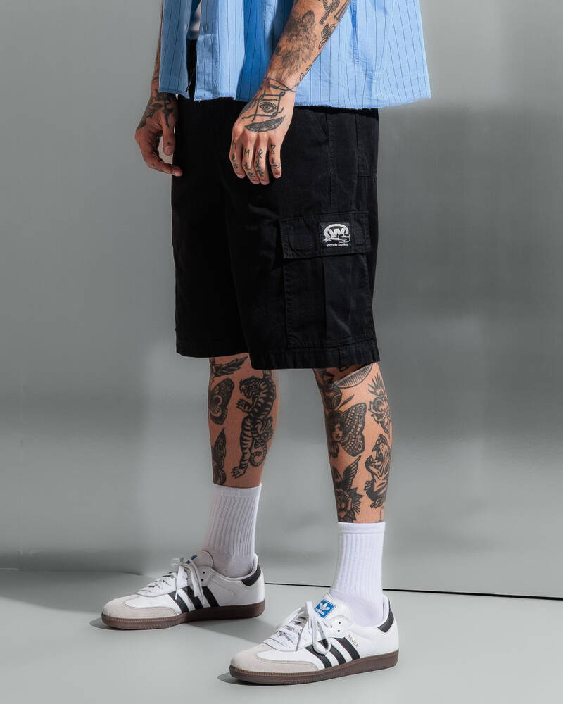 Worship Supplies Topper Elastic Cargo Shorts for Mens