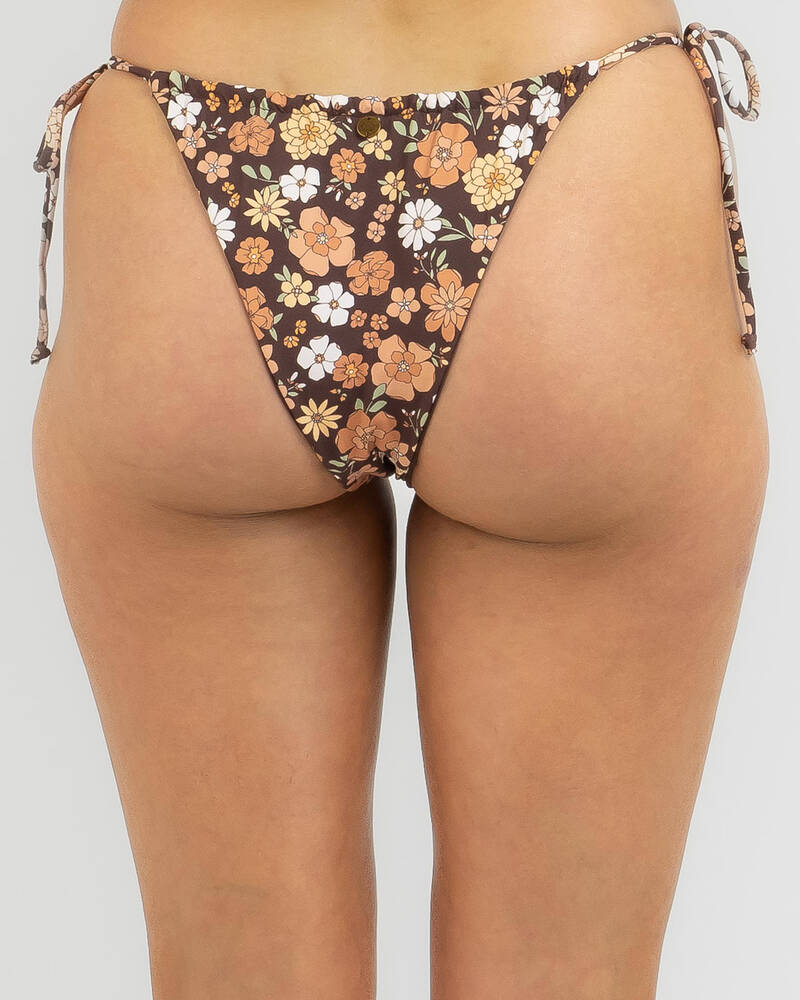Kaiami Kat Reversible Itsy Tie Bikini Bottom for Womens