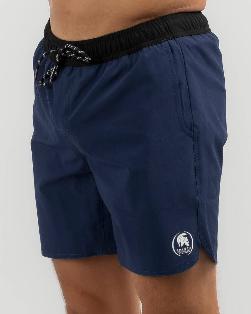 Sparta Wrath Elastic Waist Shorts for Mens