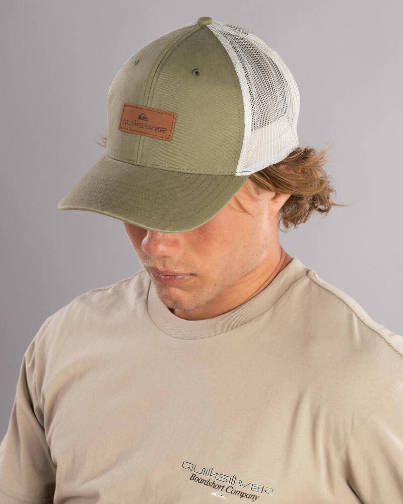Quiksilver Down The Hatch Trucker Cap for Mens