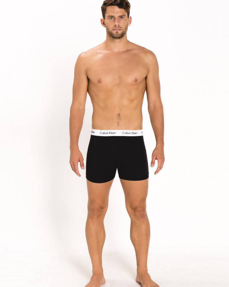 Calvin Klein Cotton Stretch Trunks 3 Pack for Mens