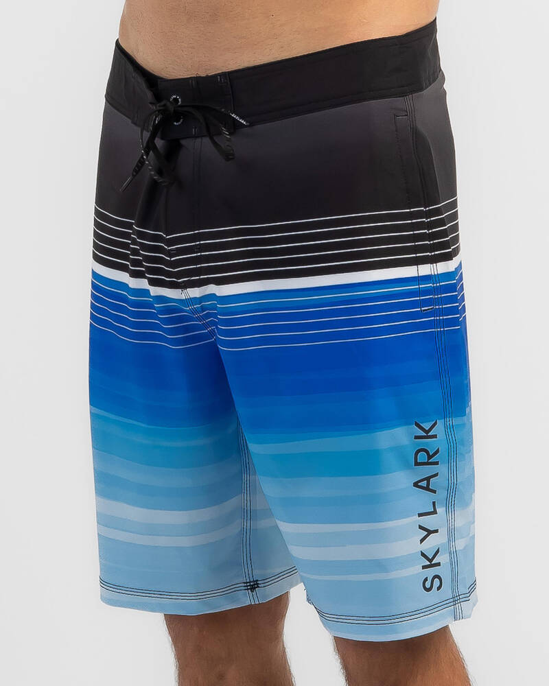 Skylark Creased Board Shorts for Mens