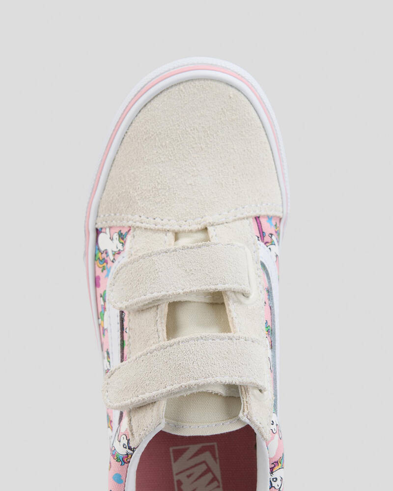 Vans Girls' Old Skool V Shoes for Womens
