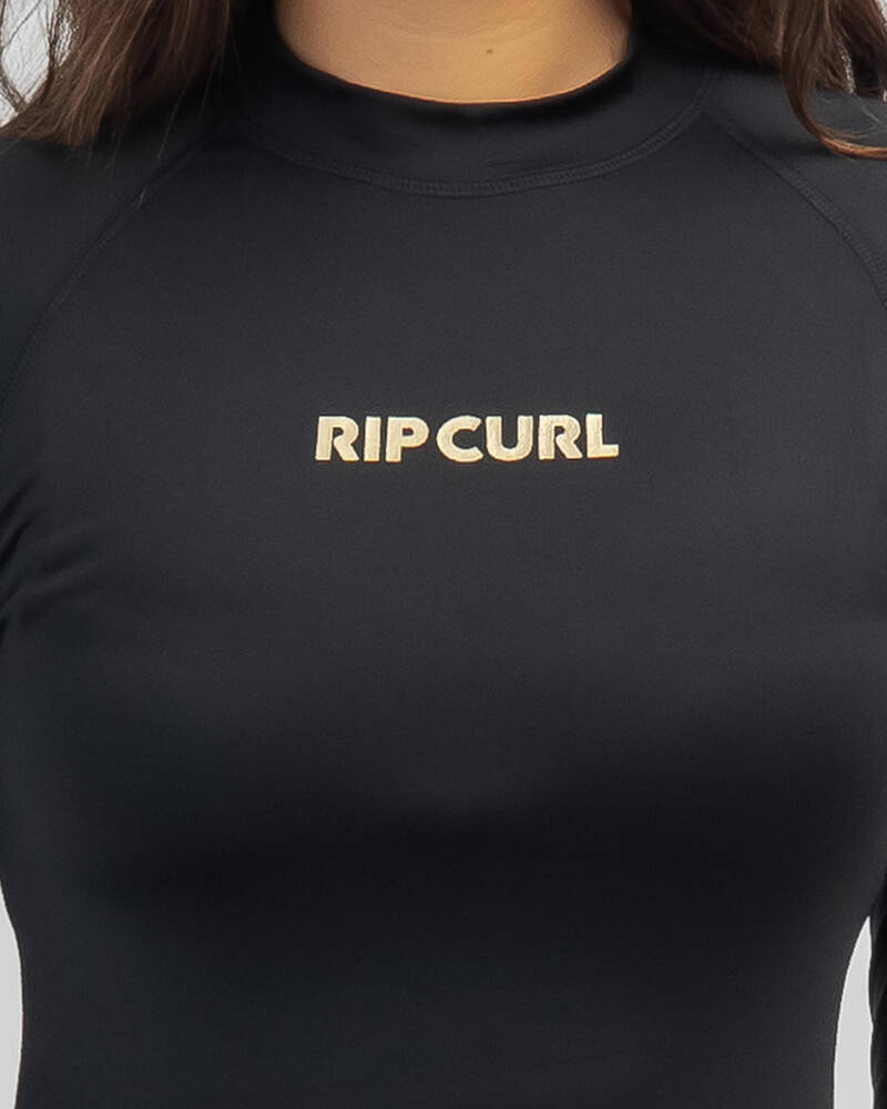 Rip Curl Classic Surf UPF Long Sleeve Rash Vest for Womens