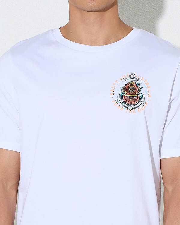 Salty Life Fear The Deep T-Shirt for Mens